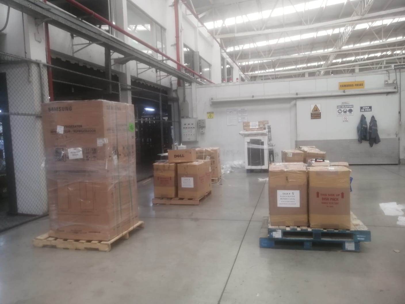 Carga en bodega